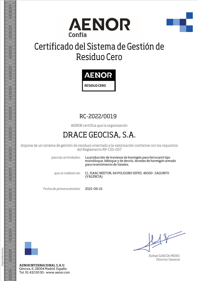 Certificate IQNET - Energy Management System
