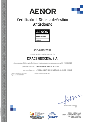 Certificación ISO 37001 - Sistema de Gestión Antisoborno