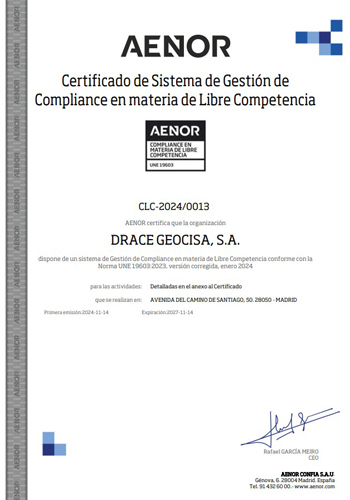 Certificación UNE 19603 - Sistema de Gestión de Compliance en materia de Libre Competencia
