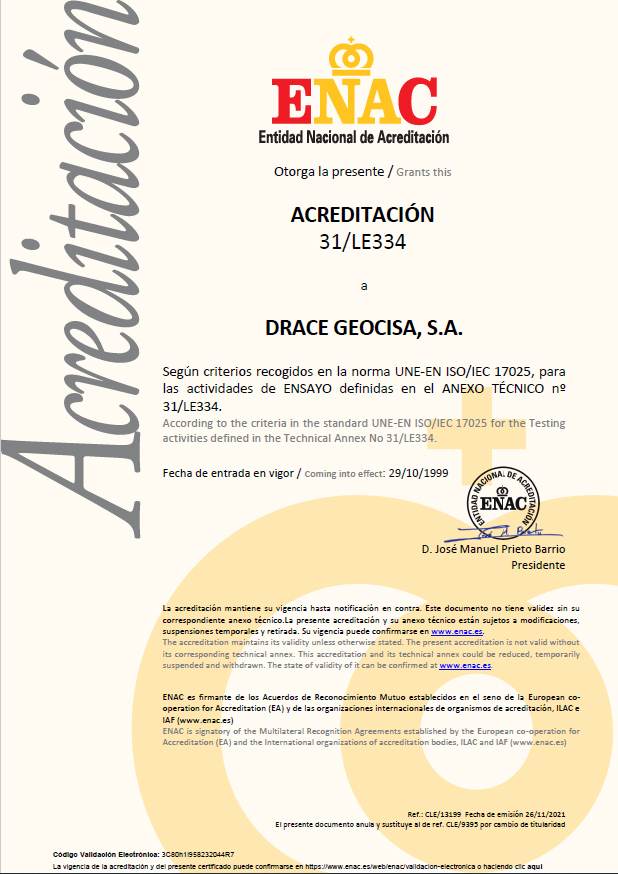 Acreditación 31/LE334